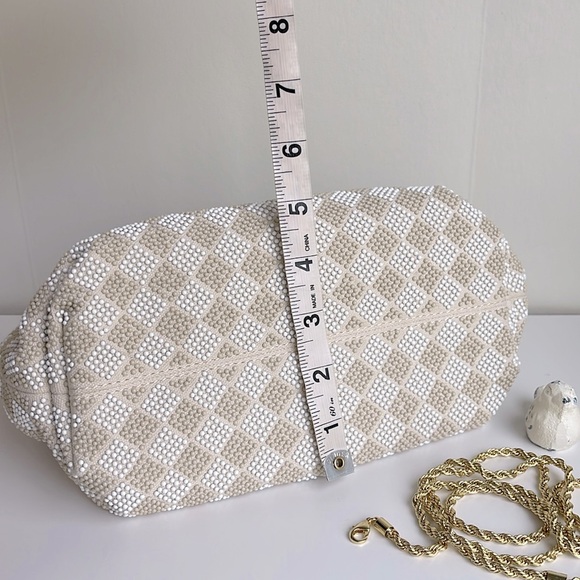 Loeffler Randall Pleated Beaded Clutch - Picture 15 of 16